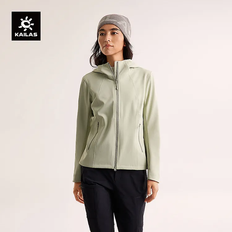 KAILAS凯乐石M8 IC连帽加绒保暖防风软壳外套女款 KG2539202