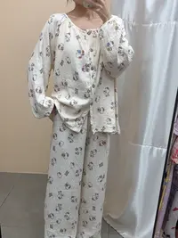 睡衣长袖长裤2025新款睡衣女春夏家居服两件套装女士可外穿纯棉