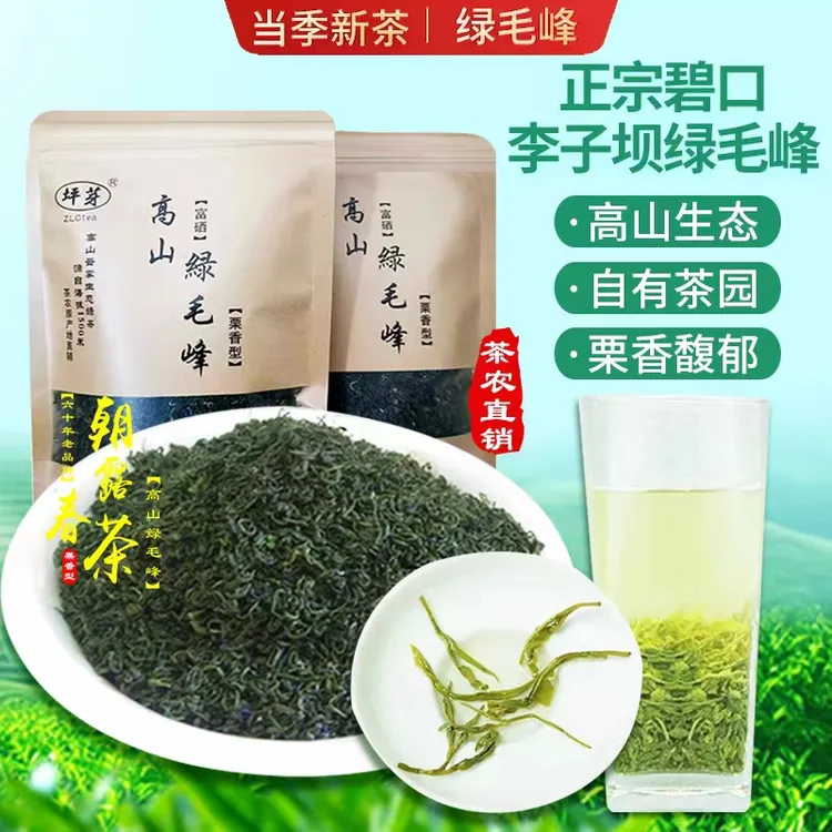 【甘肃陇南茶叶】文县碧口李子坝毛峰绿茶高山茶叶原产地厂家直销