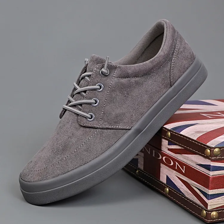 夏季新款板鞋透气男鞋韩版潮鞋拉链休闲鞋低帮运动格子帆布鞋鞋子