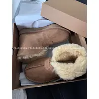 『PEACHZHOU』羊皮毛一体梅特翻毛两穿短筒靴休闲百搭保暖鞋雪地靴