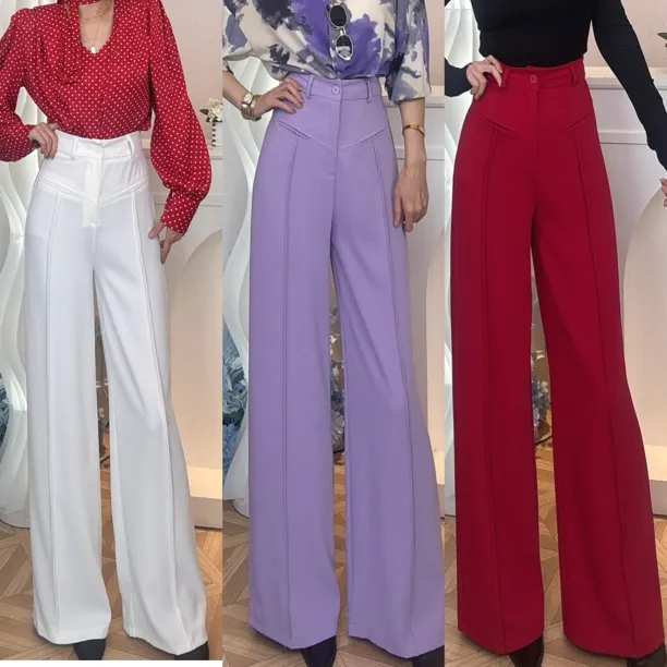 D&La高个子裤长112-115新款高腰加长版阔腿裤加长窄版显腿长