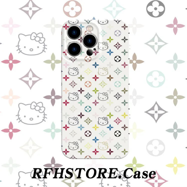 ZMGX彩色印花凯蒂适用iphone17/16pro菲林手机壳华为vivo小米oppo