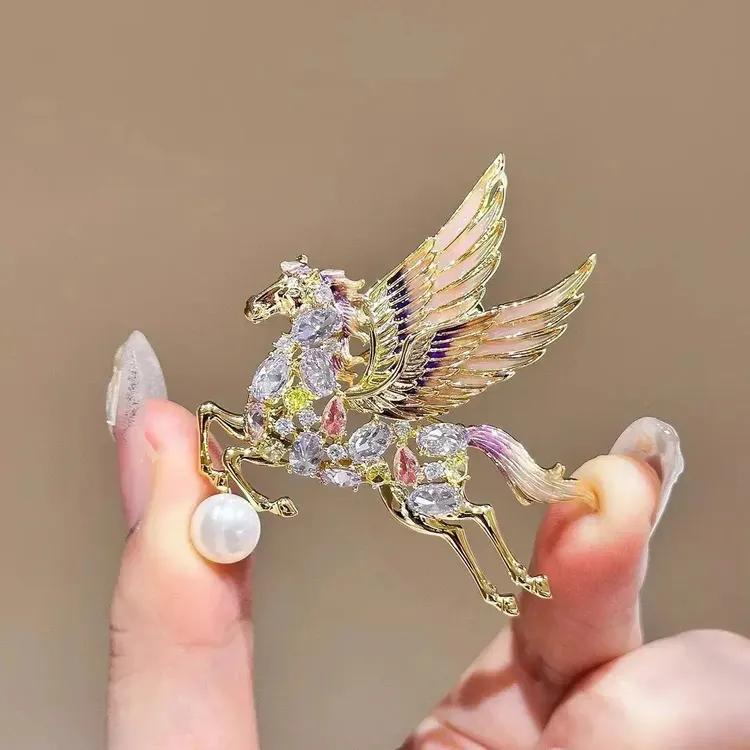 B-飞马胸针高档女2026新款气质别针高级感胸花大衣配饰礼品套组商品图