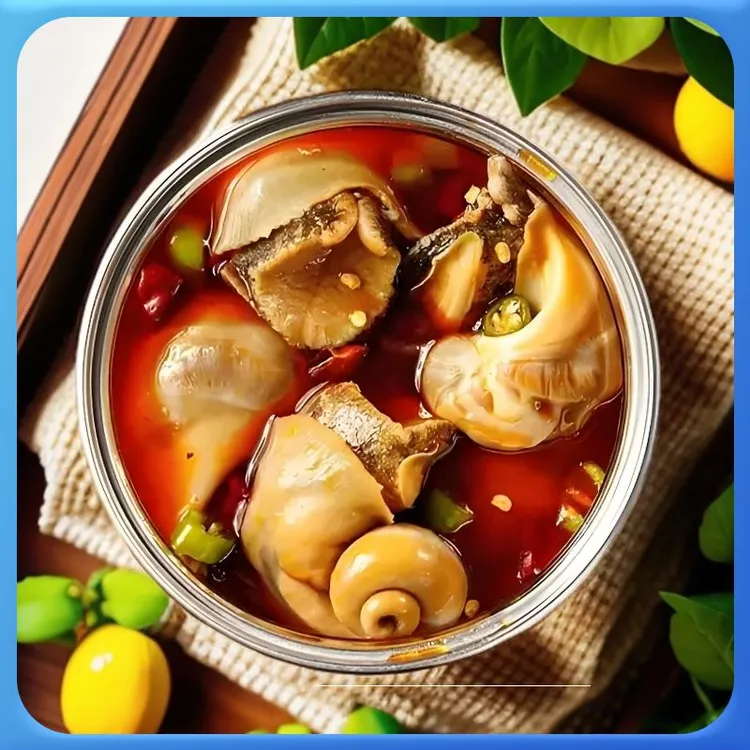 麻辣罐装海螺肉海螺肉下酒菜捞汁小海鲜开盖即食网红爆品零食去壳