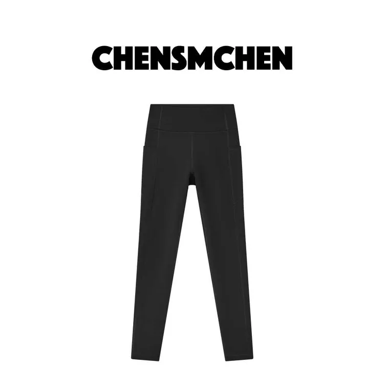 CHENSMCHEN 加绒提臀鲨鱼裤女高腰紧身打底瑜伽裤CSK11096NL