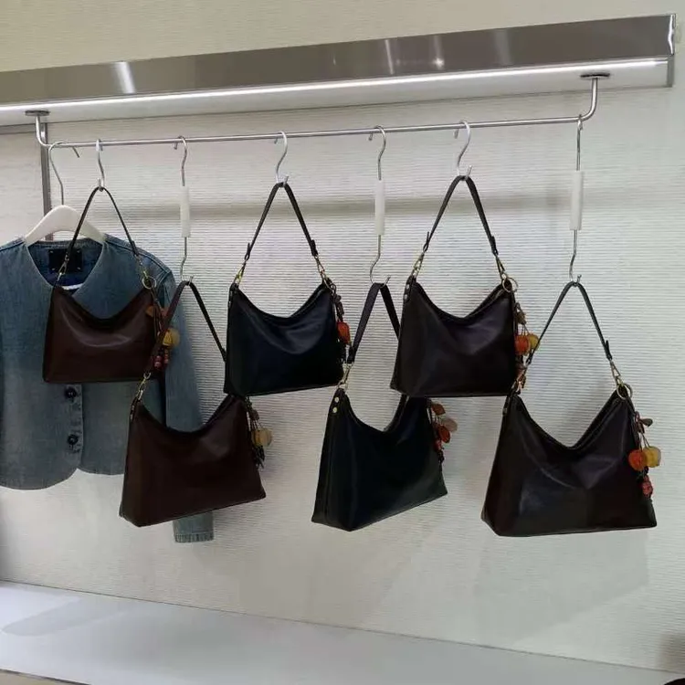 复古轻奢风新款高级小众百搭单肩斜挎托特女包（流浪包MJ）