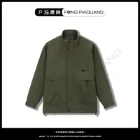 绿【只此青绿棉衣】802秋冬宽松舒适蓄热保暖轻奢高级立领情侣款