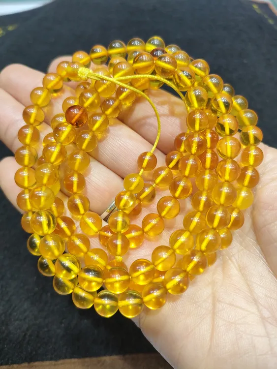 金珀佛珠手串项链