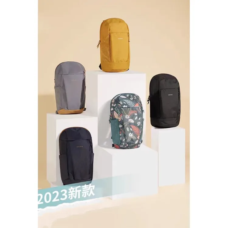 迪卡侬双肩包旅行包书包男徒步小背包户外背包女10升轻便学生小包