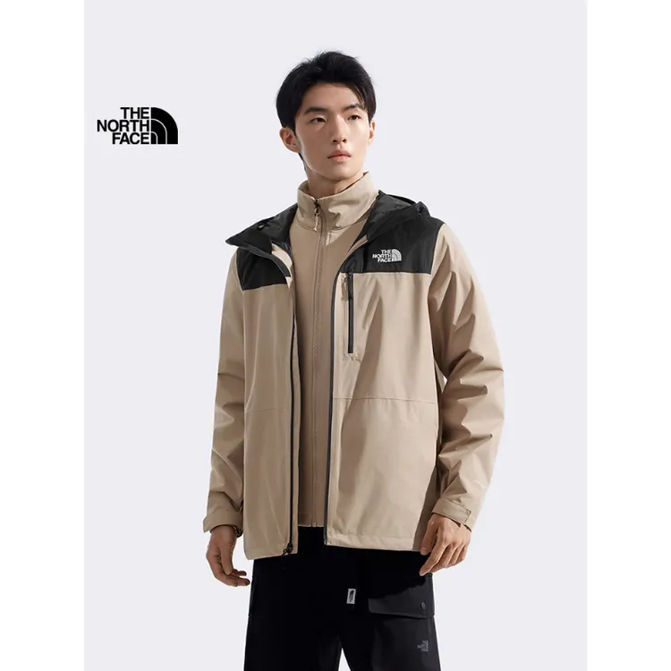【经典款】北面男软壳内胆三合一冲锋衣流光风新TheNorthFace|8DMK