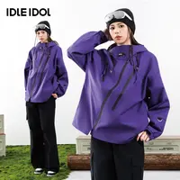 IDLE IDOL飞行防水夹克斜拉链耐磨休闲户外男女同款冲锋夹克外套