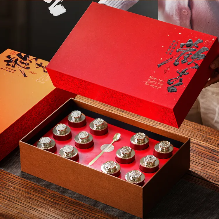 小罐装茶叶包装盒空礼盒高档通用定制红茶迷你普洱茶叶罐便携创意