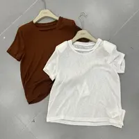 T3385【PINGJIE】2025高货时尚宽松休闲潮流舒适百搭洋气短袖