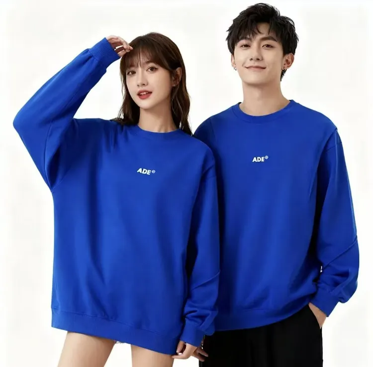 1622-长袖卫衣ADER AJAR宽松休闲加绒上衣时尚百搭情侣款圆领长袖