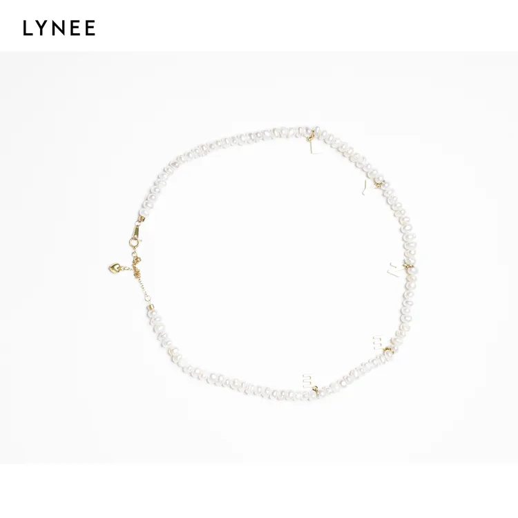  LYNEE logo珍珠项链时尚百搭精致休闲优雅气质LAD2FSA022