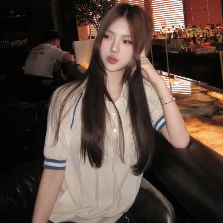 CONION POLO针织衫+半身裙套装