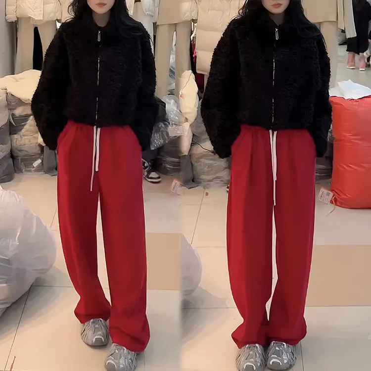 加厚款慵懒风毛毛外套女2025秋冬新款宽松皮毛一体保暖羊羔绒棉衣