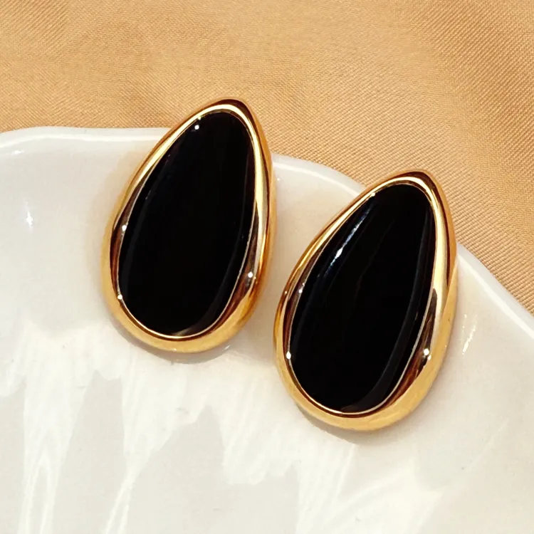 铜合金耳饰 T.Q【瓜子耳钉】小众设计感高级耳钉