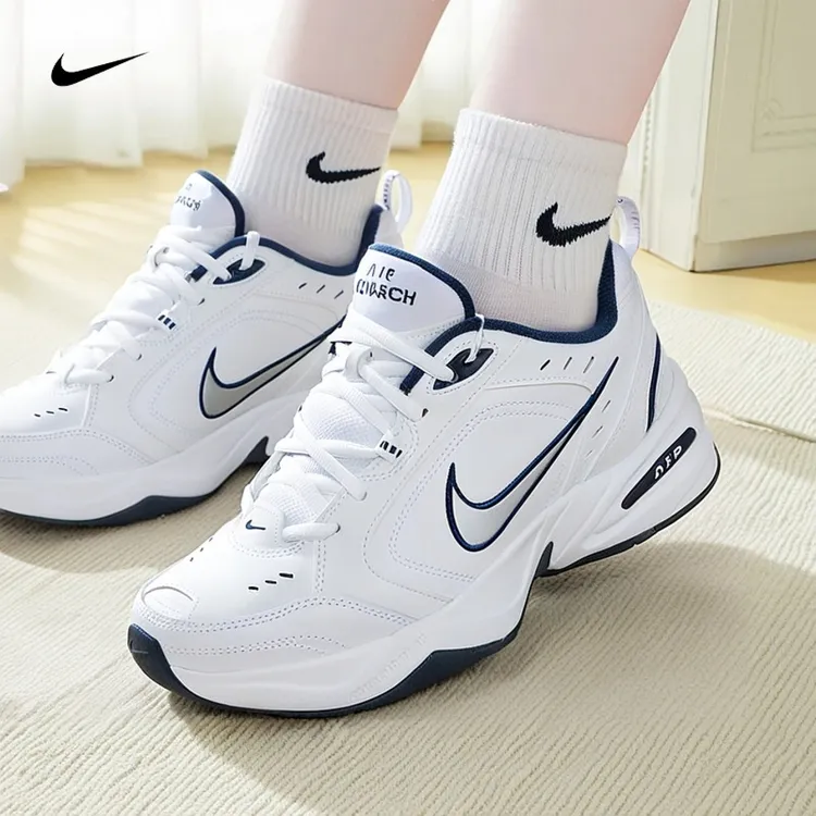 Nike耐克男鞋AIR MONARCH IV运动鞋厚底增高老爹鞋休闲鞋子415445
