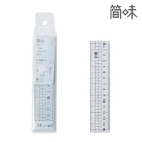简味8103 15cm亚克力直尺-24个/盒