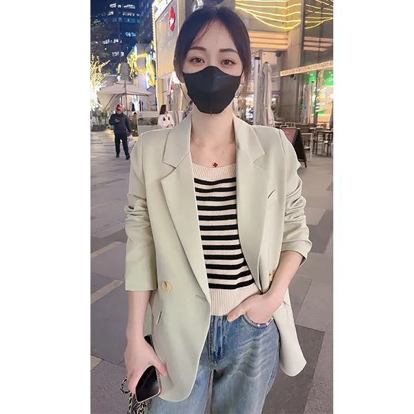 2025年新款早秋小西装外套女长袖西服春季气质外套