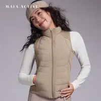 【9月上新】鸭绒瘦瘦羽绒马甲冬季修身臀下小高领运动MAIA  53DJ01