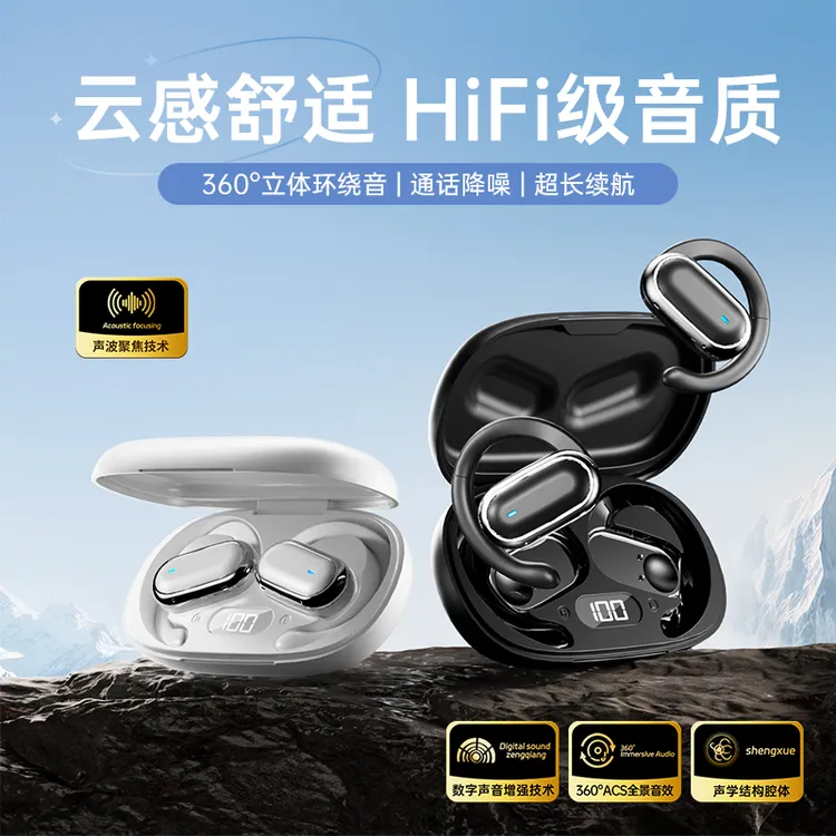 2025潮款开放式无线蓝牙耳机运动户外久戴不痛长续航高音质不入耳