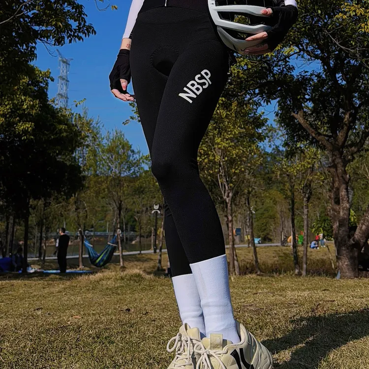 NBSP塑形无痕美学骑行裤夏季透气提臀户外运动2025紧身高腰骑行裤