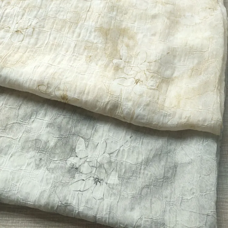 2米价 肌理泡泡雪纺油墨画布料汉服襦裙大袖衫古风服装面料