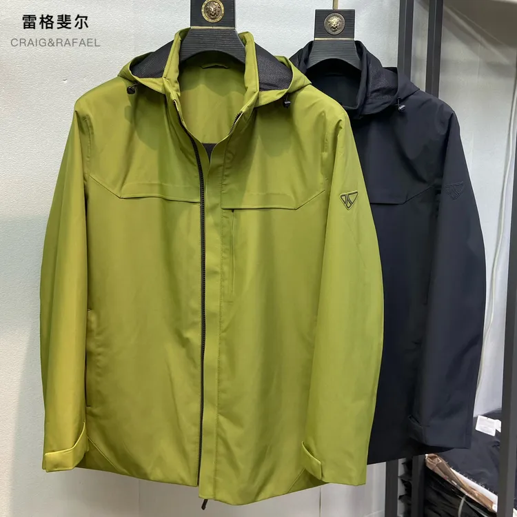 91381高端加绒连帽夹克男户外休闲舒适百搭外套商场同款25秋新品