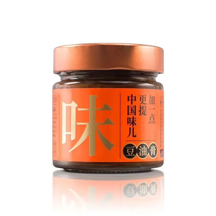 湖南郴州永兴豆油238g玻璃瓶装固体酱油