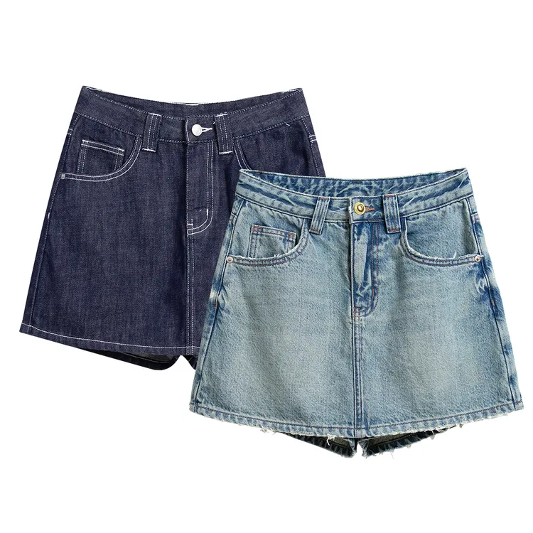 RAIN▪CUN海风裤裙丨清爽薄款 高腰显瘦时尚百搭特色牛仔短裤裙139