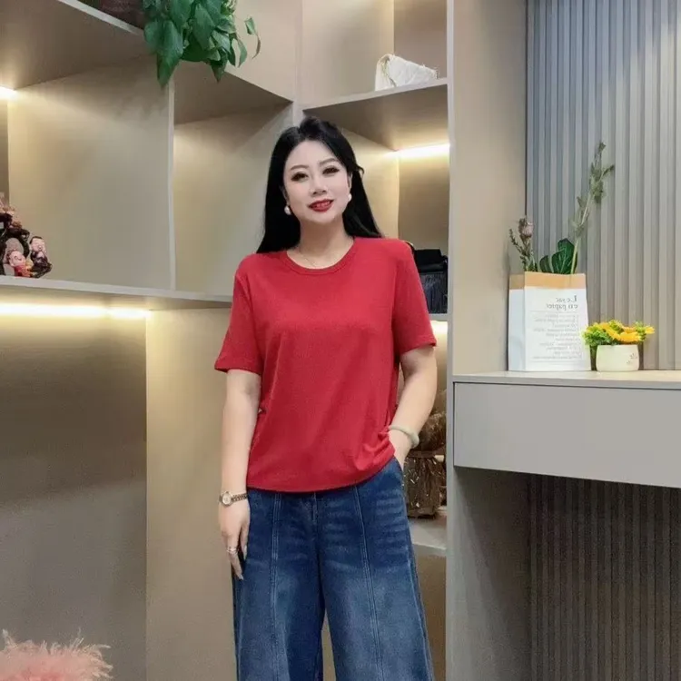 冬季加绒半袖-千 35013 时尚潮流百搭休闲保暖款胖MM大码女装新款