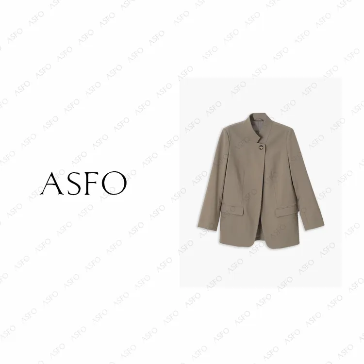 【AS佳作】25新摩登极简宽松廓形西装AS25QXF02304