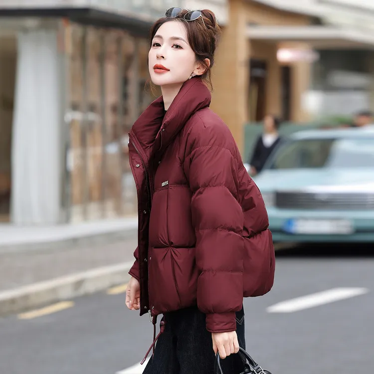 时尚羽绒服女短款2025冬季新款洋气高端保暖外套