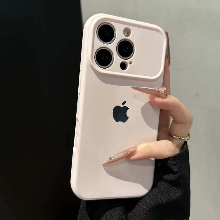Bi8bO专属新款液态硅胶大视窗适用苹果17promax手机壳iPhone16磨砂15简约14