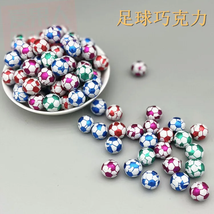 足球巧克力豆儿时回忆零食小吃网红休闲小零食夹心哈利波特巧克力