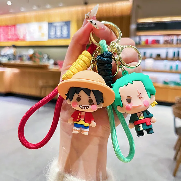 七夕节海贼王链路飞公仔学生包钥匙扣2025年火爆款网红款挂件