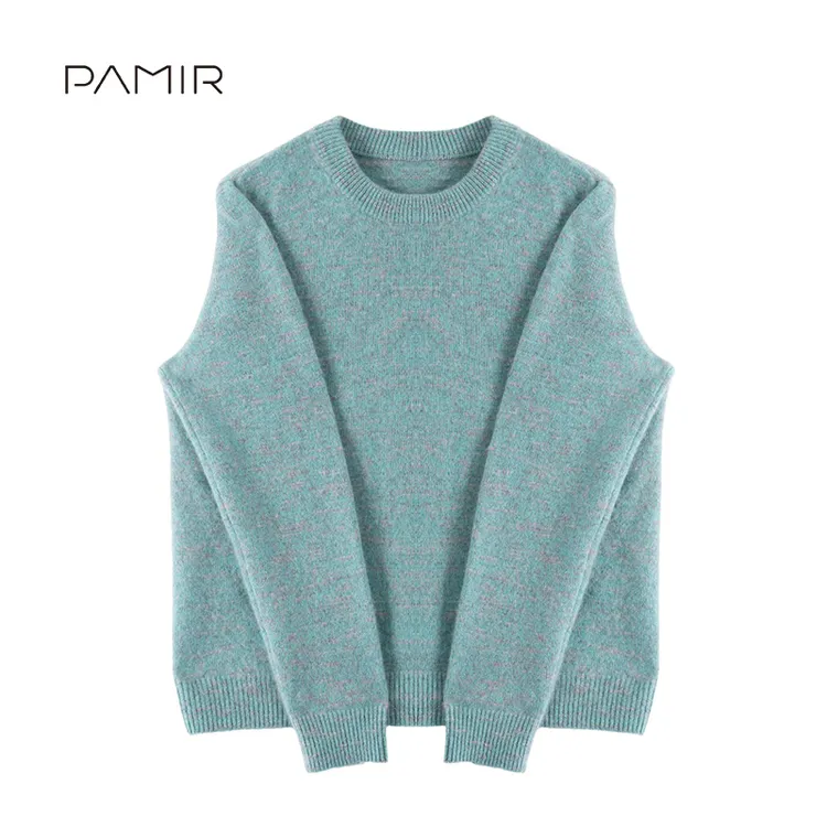 [叶可可] PAMIR秋冬新款阿拉善羊绒女士圆领长袖针织衫 HLR316