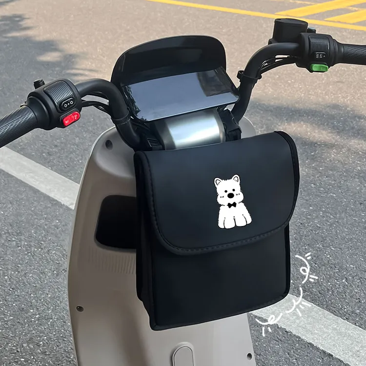电动车前置物兜挂包大容量多功能放东西神器电瓶车三轮车收纳挂袋