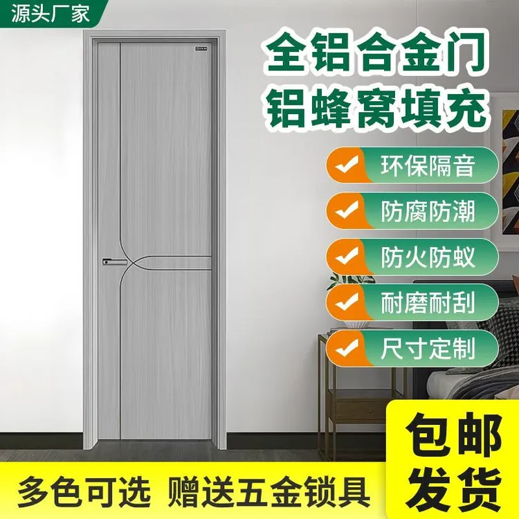 防潮，防虫，防白蚁，铝木门，含五金定制产品下单联系客服