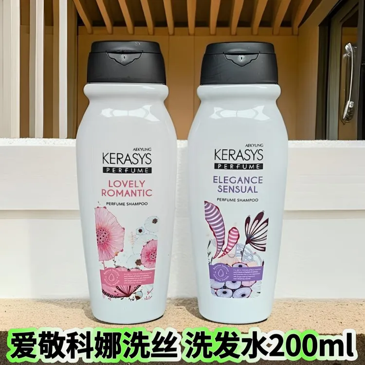 韩国进口爱敬科娜洗丝洗发水香水味洗发露控油护发花香旅行装