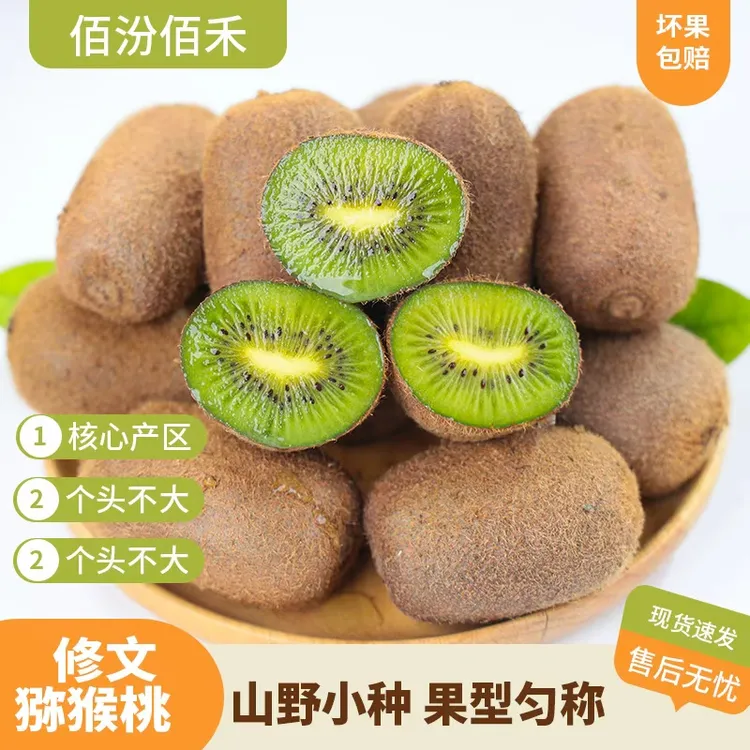 【佰汾佰禾】贵州修文猕猴桃12-24枚装彩箱 新鲜当季水果