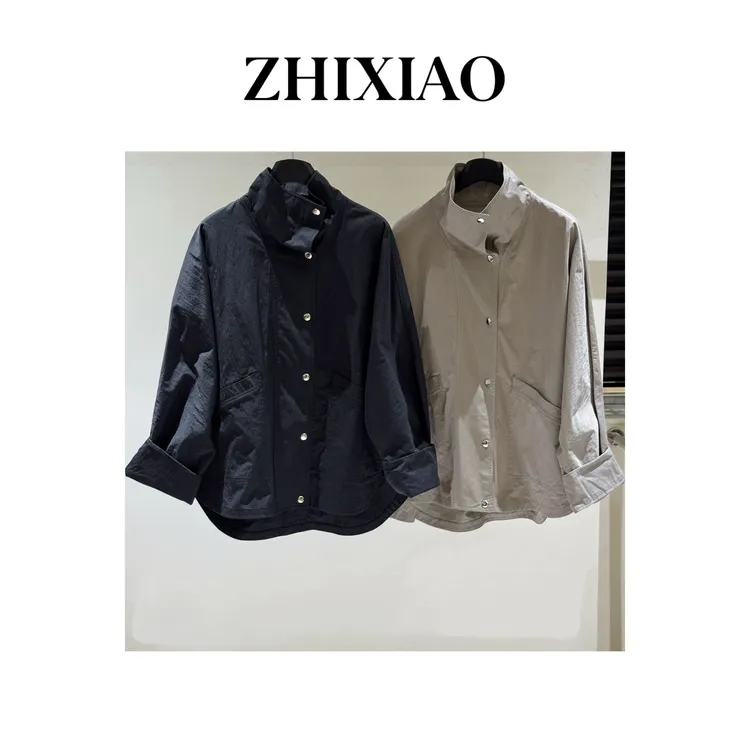 【ZHIXIAO】秋冬新款：短款风衣外套39857