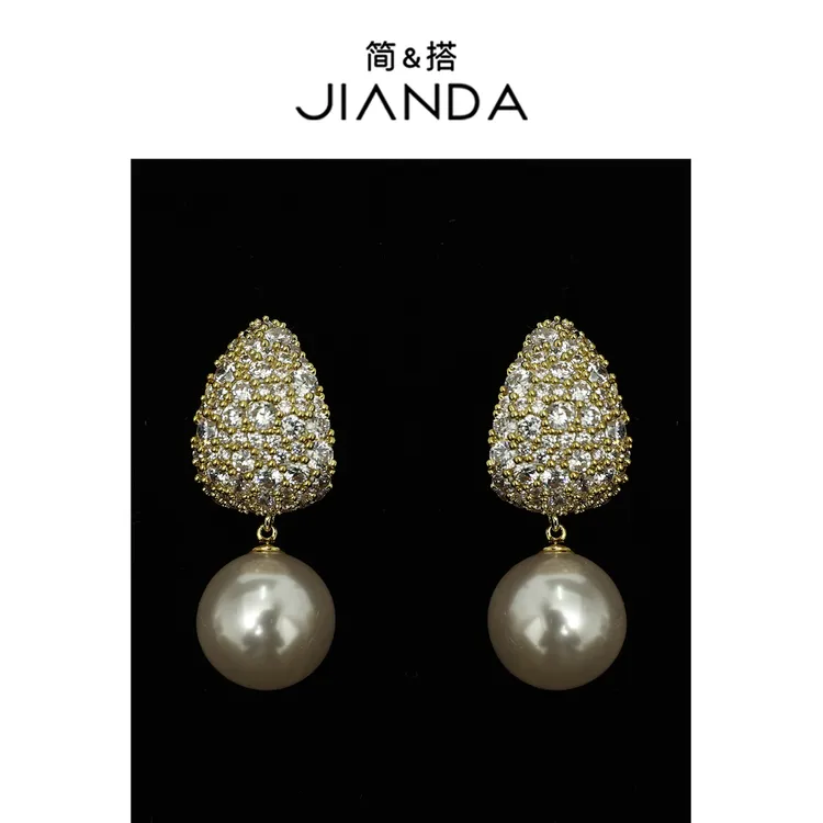 简&搭 合金耳饰 【千屿Sheila】“施华落”耳环253-EH/1009-50000