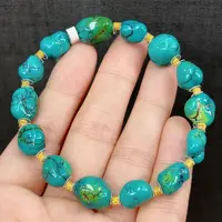 18K金镶嵌绿松石珠宝奇石