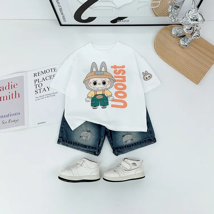 儿童短袖T恤夏季男童衣服夏装2025新款潮 AY251001 悠悠童话童装