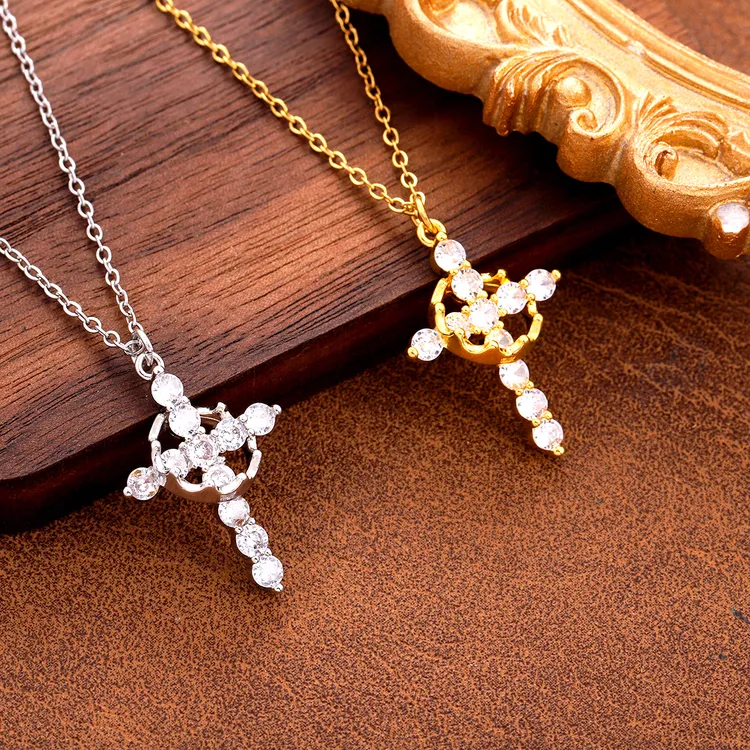 钛钢项链 2025爆款十字架项链女小众ins欧美风吊坠高级感潮流配饰