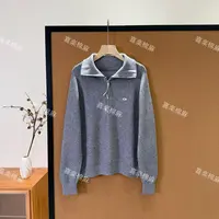 喜樂  2025安迪绒抗起球高领半开拉链套头针织衫秋季新款时尚休闲